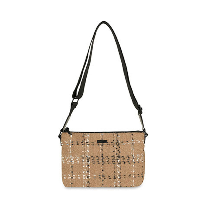DAY ET Crossbody Day GW J Plaid Slim Camel 1