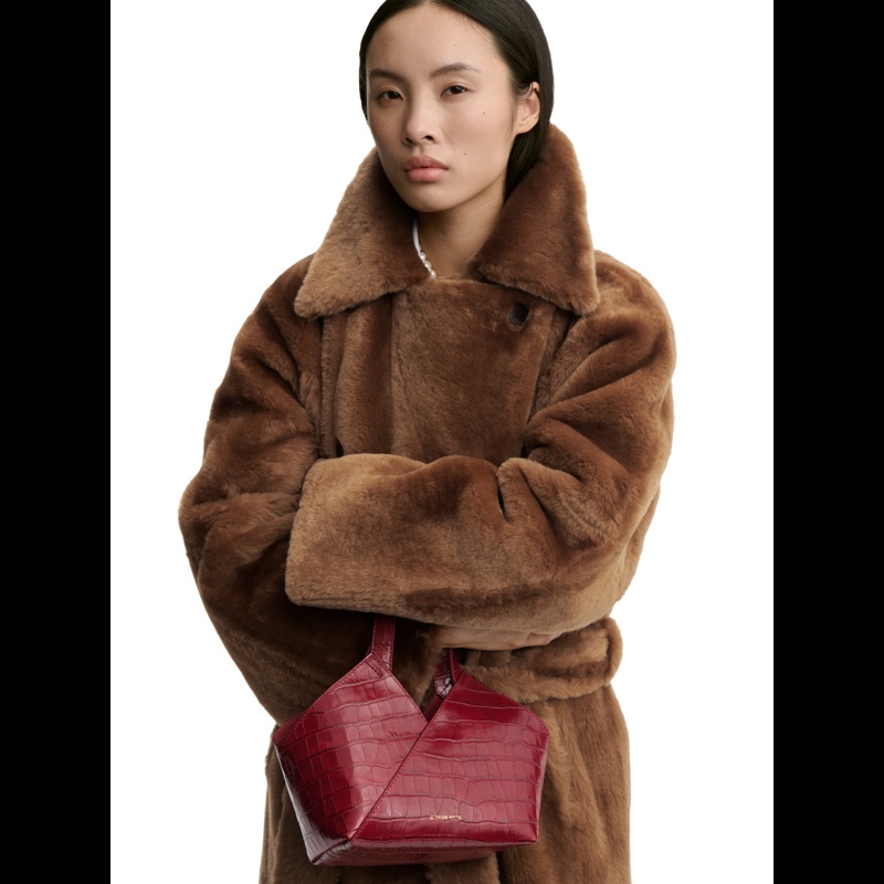 By Malene Birger Crossbody Lullie Croc Rød 2