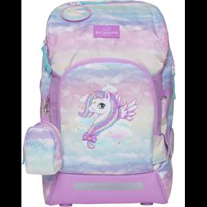 Beckmann Skoletaske Active Air FLX Unic Lilla/hvid/pink