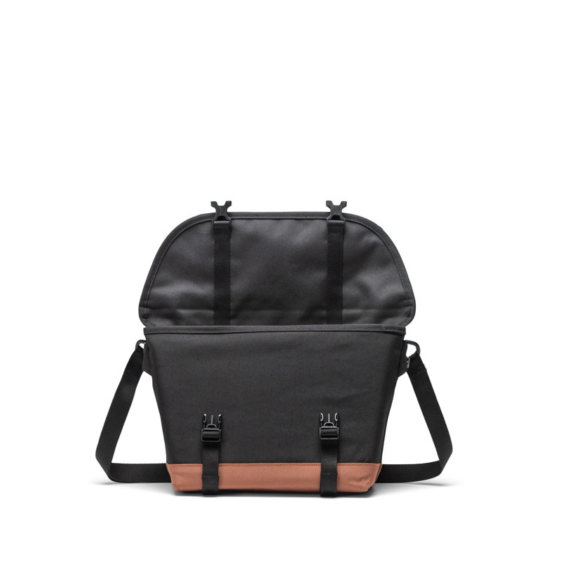 Herschel Skuldertaske Messenger Cove S Sort/Brun 4