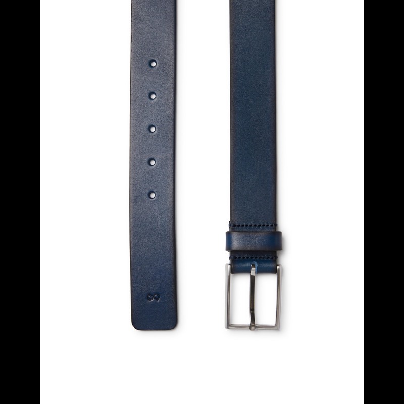 Saddler Läderbälte Manuel M. blå 85 Cm 2