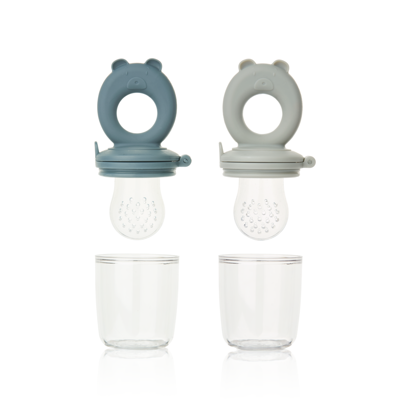 LIEWOOD Food Feeder 2-Pak Miranda Bear Blå 3