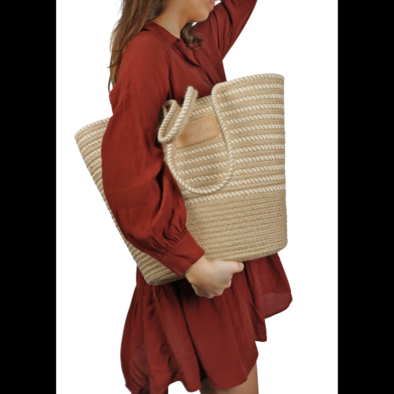 Lovelies Strandtaske Paraiso L Beige 2