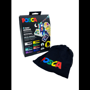 POSCA Pennor POSCA PC-5M Påse set Multi