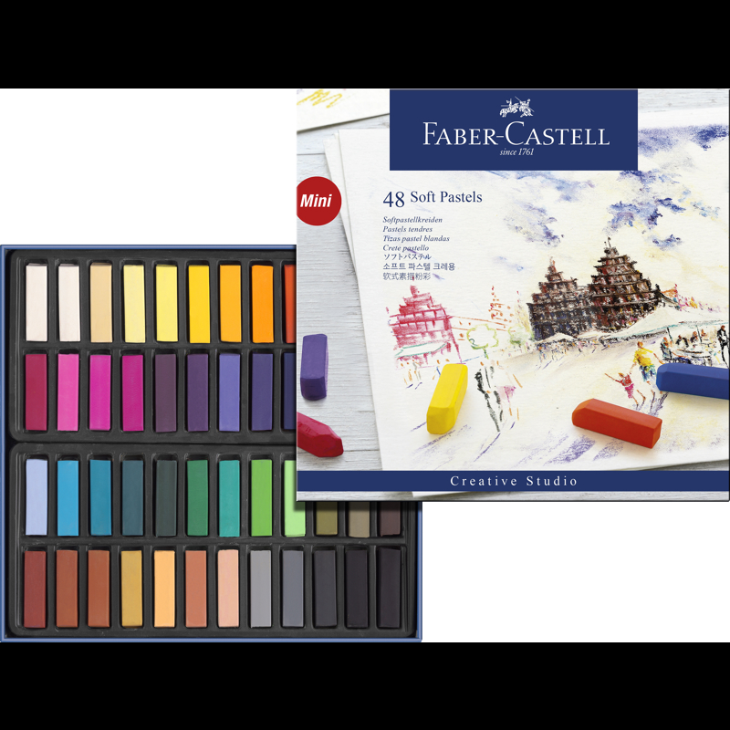 Faber-Castell Bløde pastelkridt 48 stk. Multi 2
