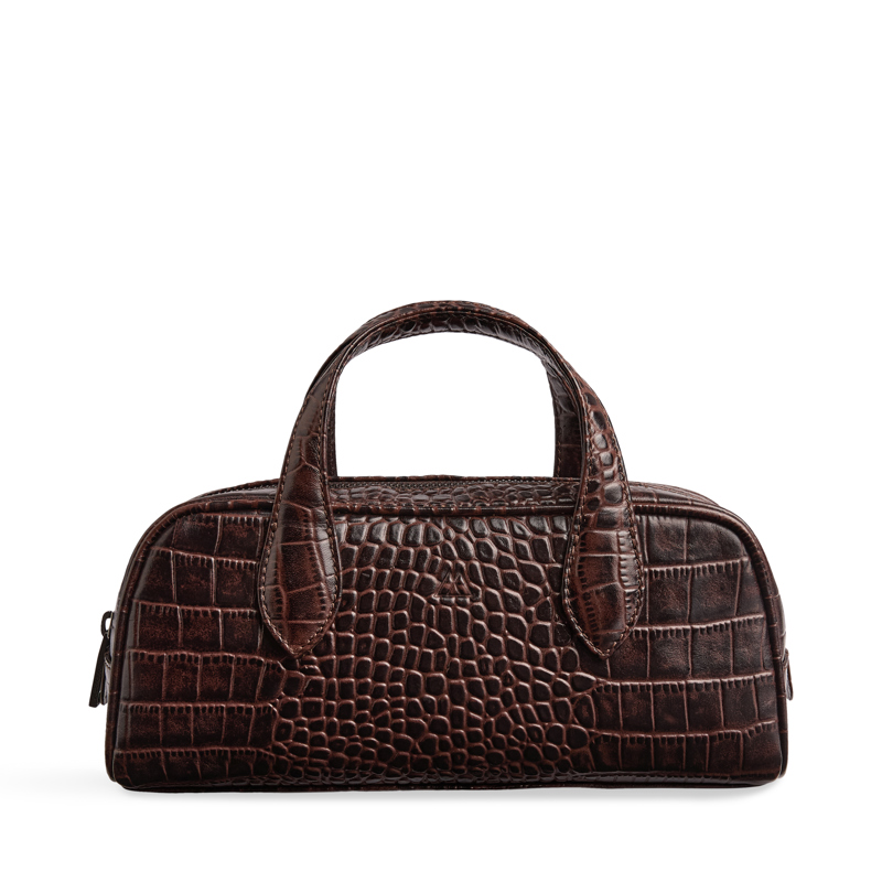 MARKBERG Håndtaske ThoraMBG Croco Brown Croco 1