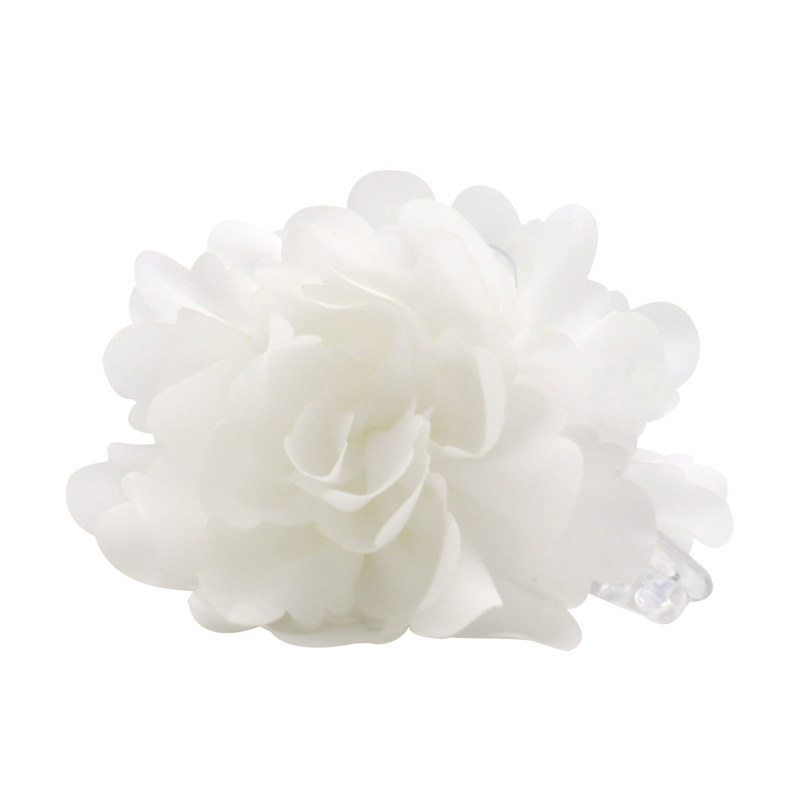 Conmé Hårklemme Lea Big Flower Hvid 1