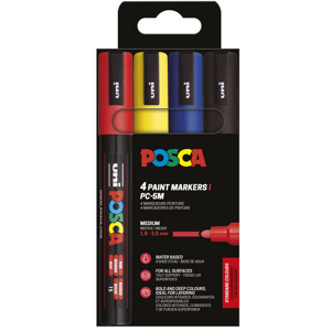 POSCA Pennor POSCA PC-5M 4-pack Multi