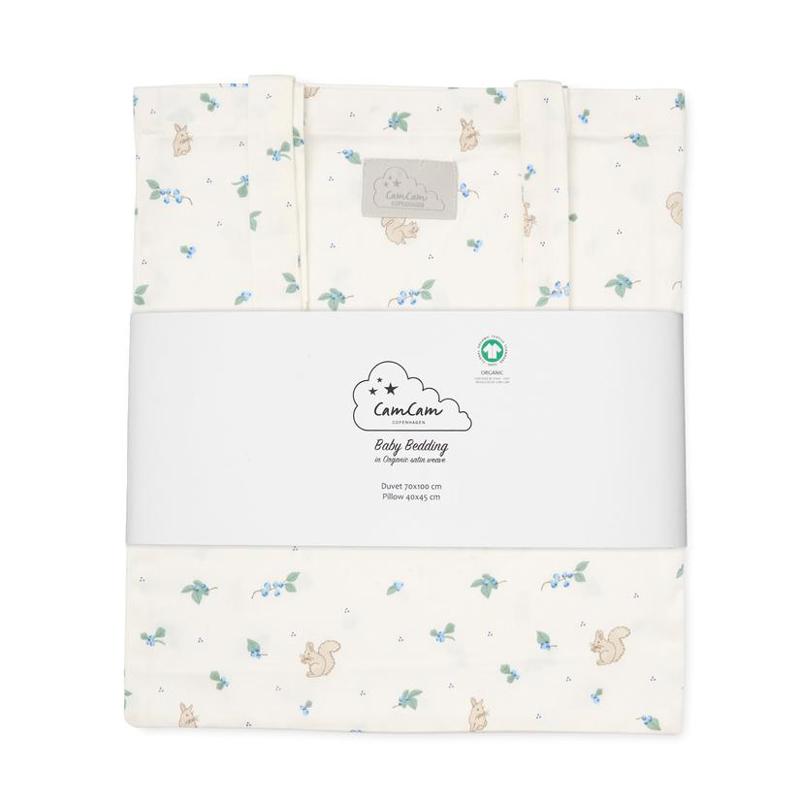 Cam Cam Copenhagen Sängkläder Baby Blueberries Beige/blå 70x100 cm 4