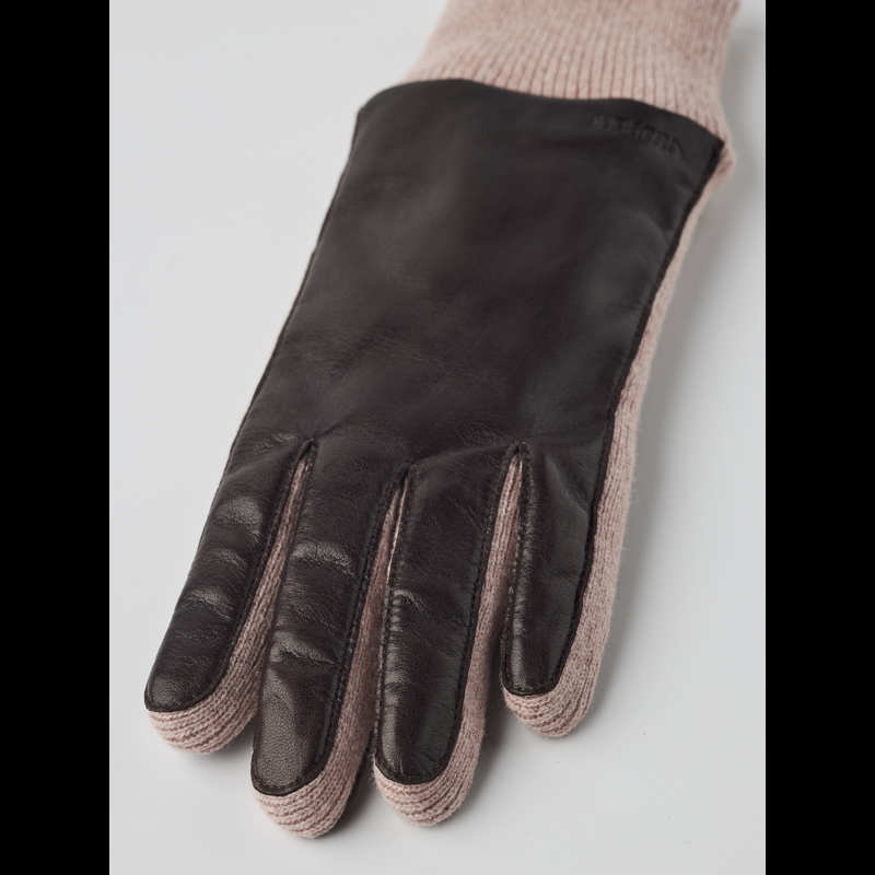 Hestra Damhandskar Jeanne Brun/beige Str. 7 4