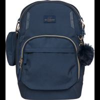 Beckmann Skoletaske Sport Air Blue G. Navy/guld 1