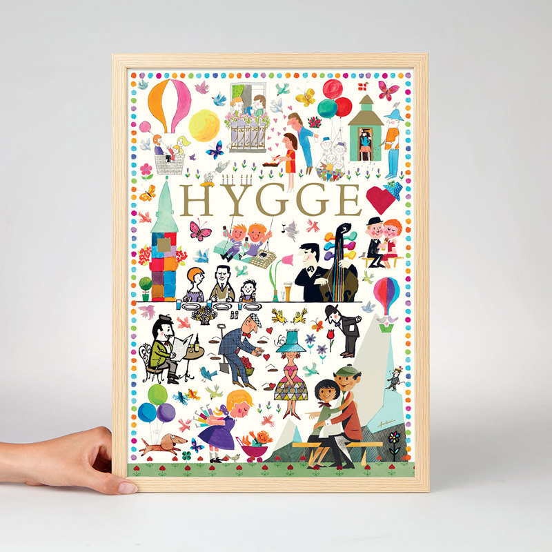 Antoni Legacy Plakat Hygge Lilla 70x50 cm