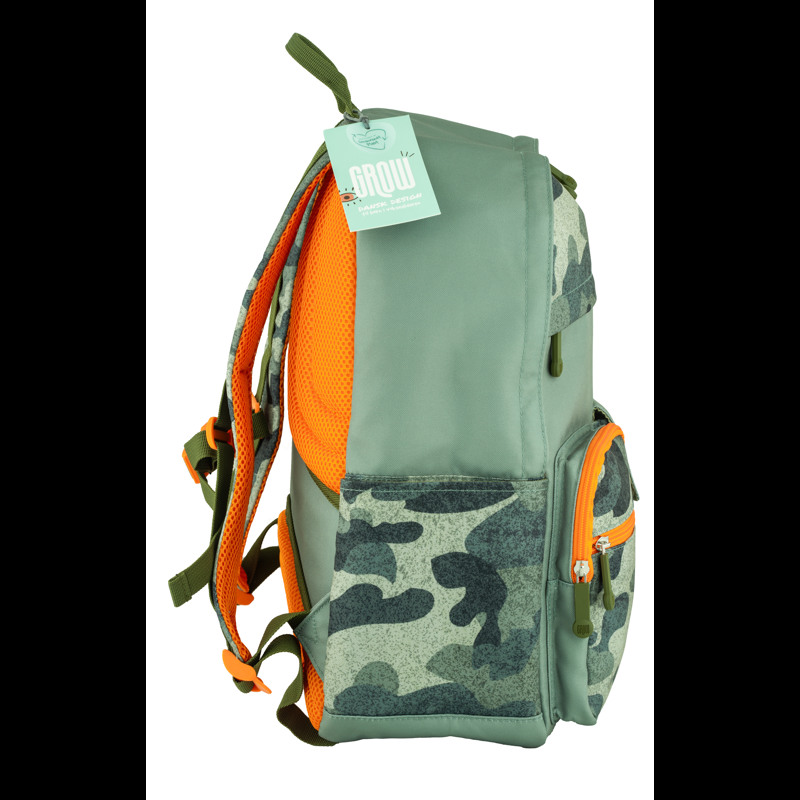 Grow Rygsæk Camo Army Grøn 4