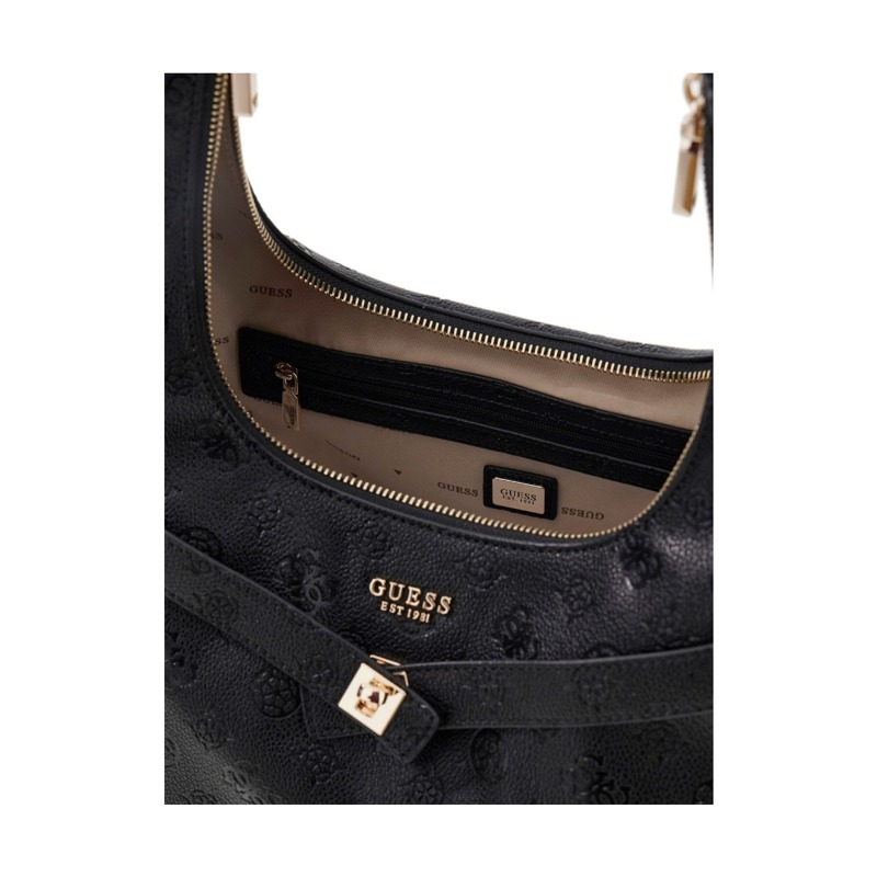 Guess Axelväska Ella logo hobo Svart 3