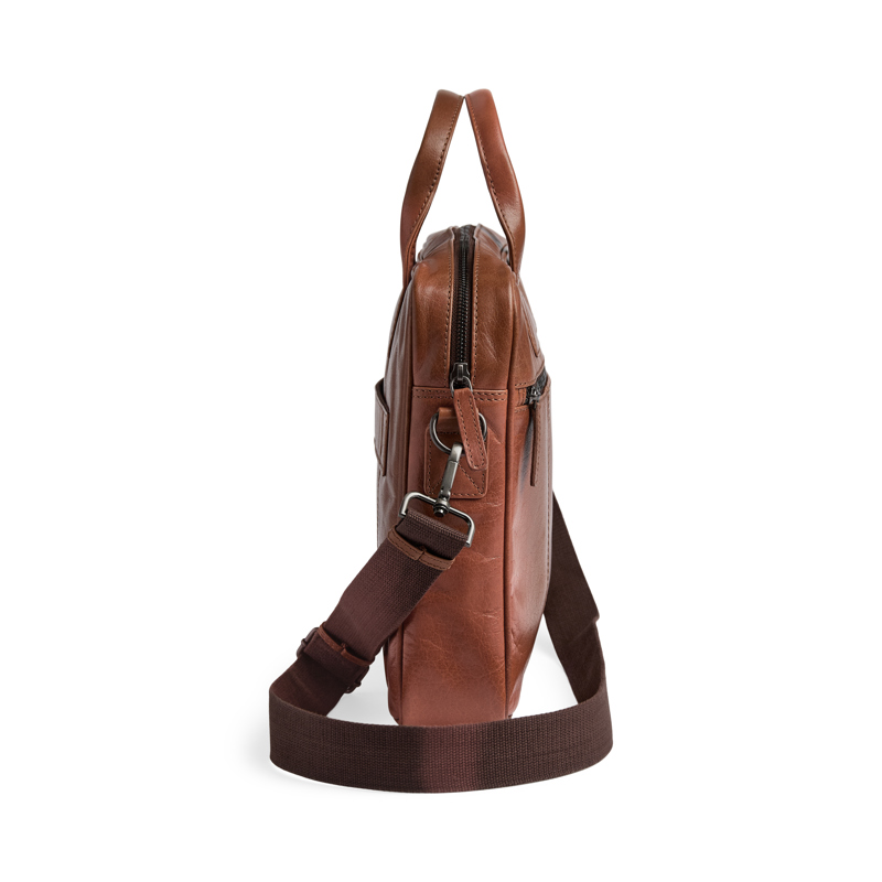 Tyler & Co Computertaske Kane Cognac 14" 5
