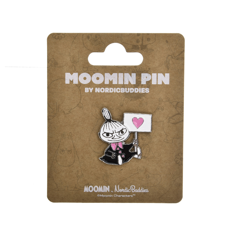 Nordic Buddies Broche Pin Lille My Sort/pink 1