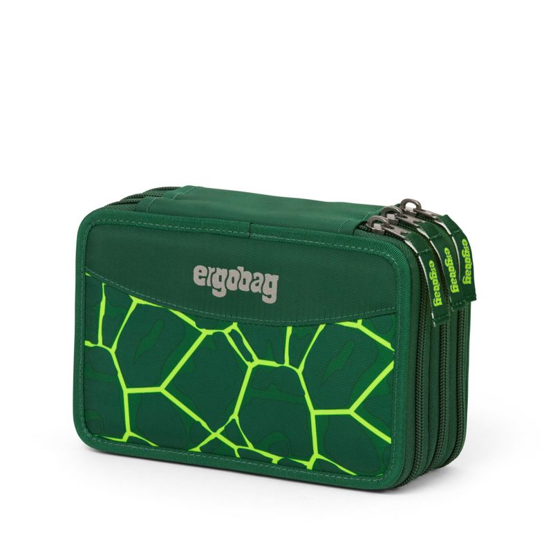 Ergobag Pennfodral Maxi BearRex Grönt mönster