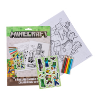 Minecraft Färgläggningsset Minecraft Grön 1