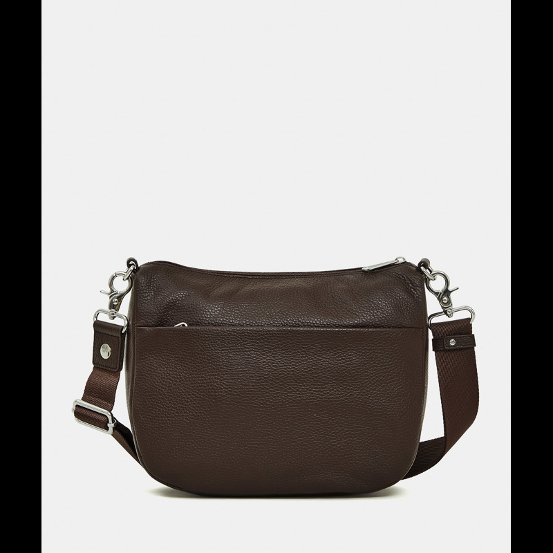 Mandarina Duck Crossbody Mellow Leather Hobo M. Brun 3