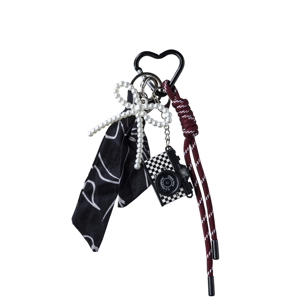 Conmé Bag charm kamera Bordeaux