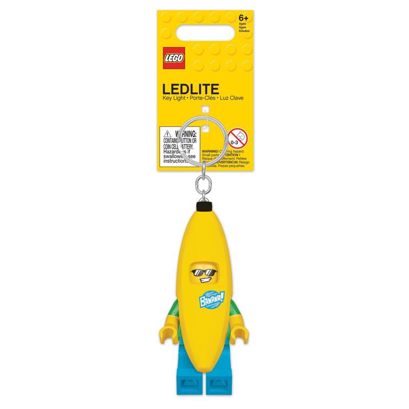 LEGO Tilbehør Väskhänge m/LED Banana guy Blå med gul 2