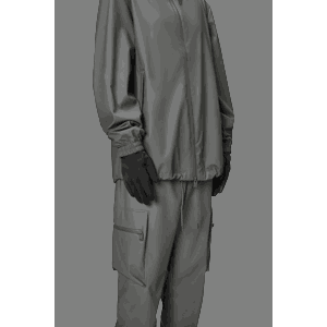 Rains Handsker Hardface Fleece Sort alt image