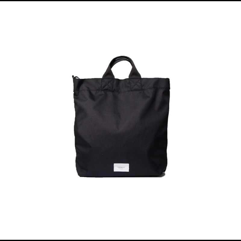 Sandqvist Shopper Tote Ground Svart 16"