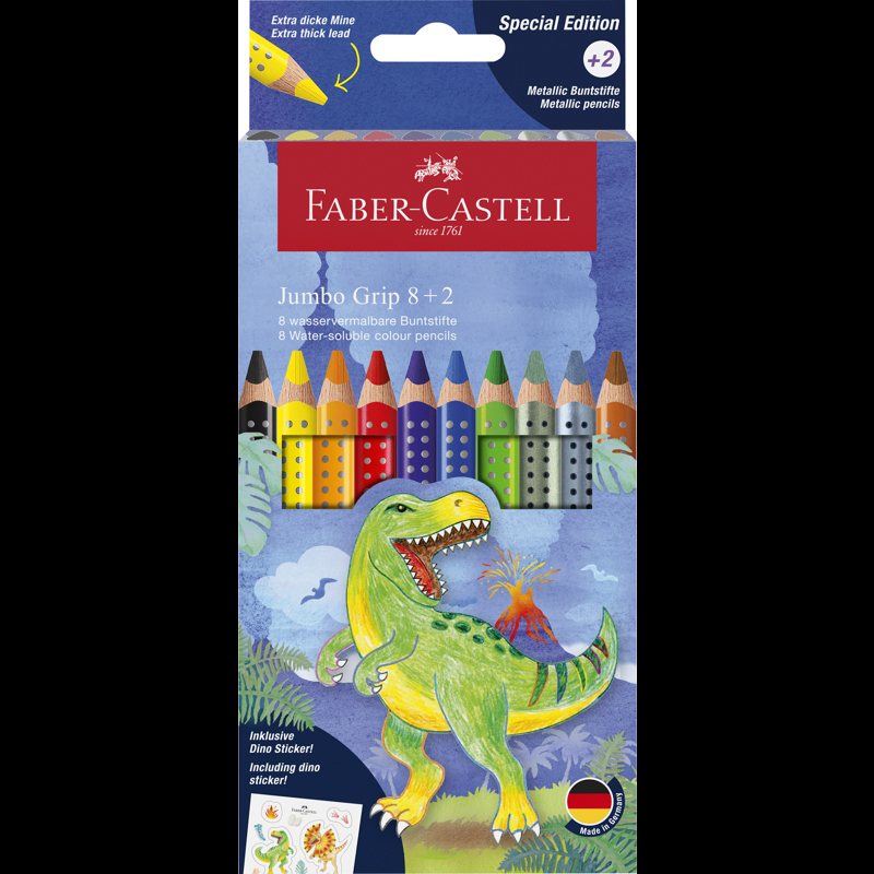 Faber-Castell Jumbo Färgpennor Dino Fler färger 1