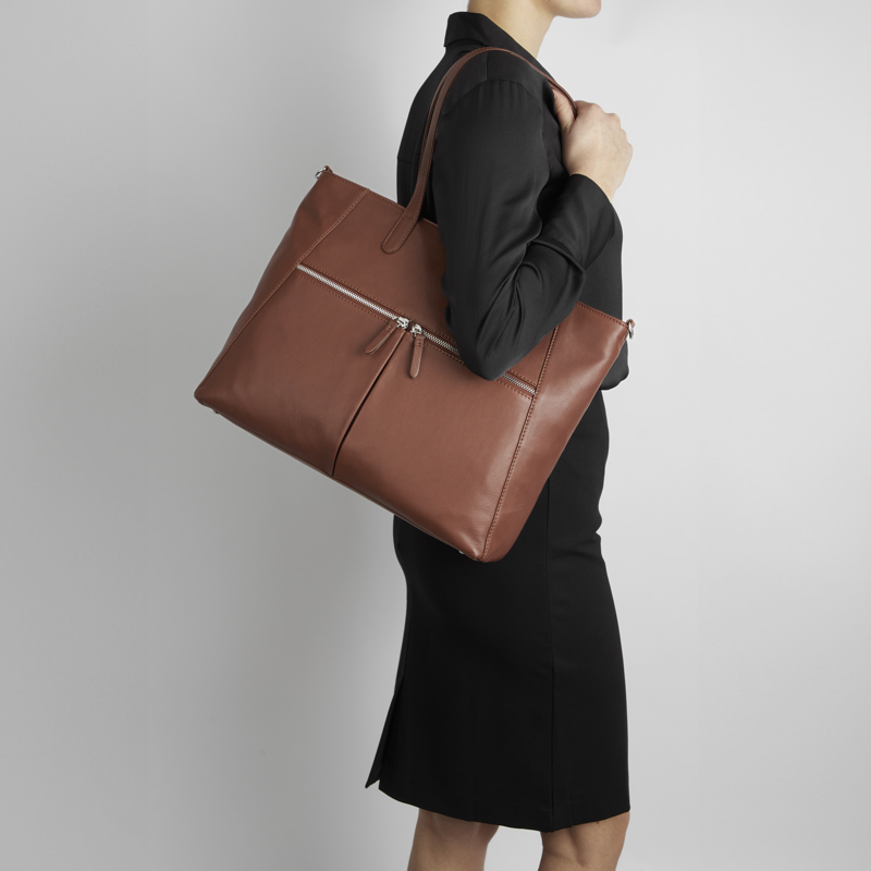 Aura Computertaske Paris Cognac 15" 12
