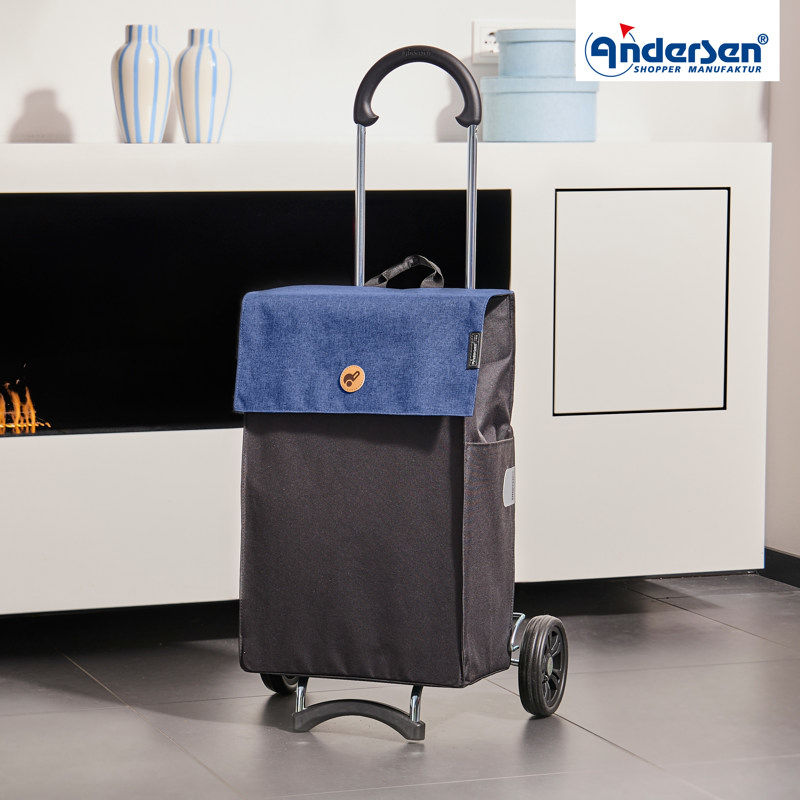 Andersen Indkøbsvogn Scala Shopper Hera Sort/blå