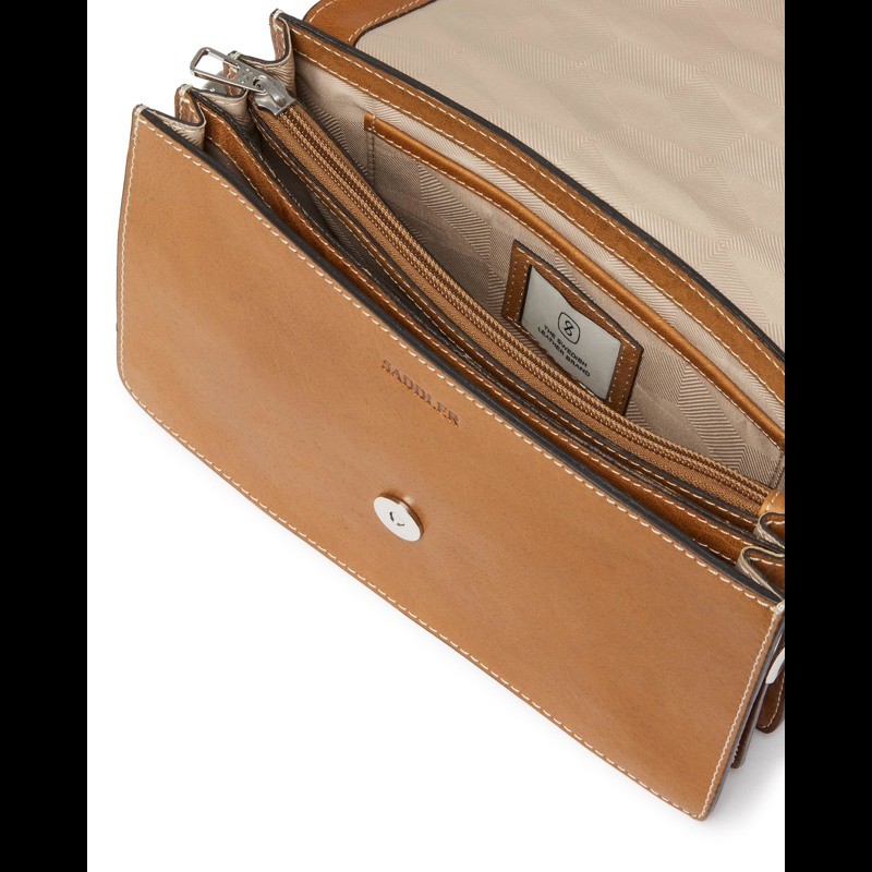 Saddler Axelväska Mirabel Sand 3
