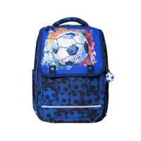 Grow Skoletaske StartPack Football Blå/orange 1