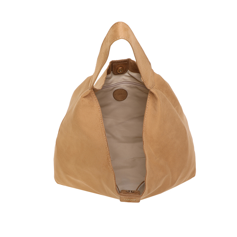 Conmé Skuldertaske Kylie Suede Camel 13" 4