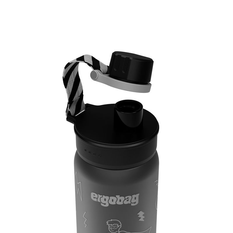 Ergobag Dricksflaska Superhero Svart 4