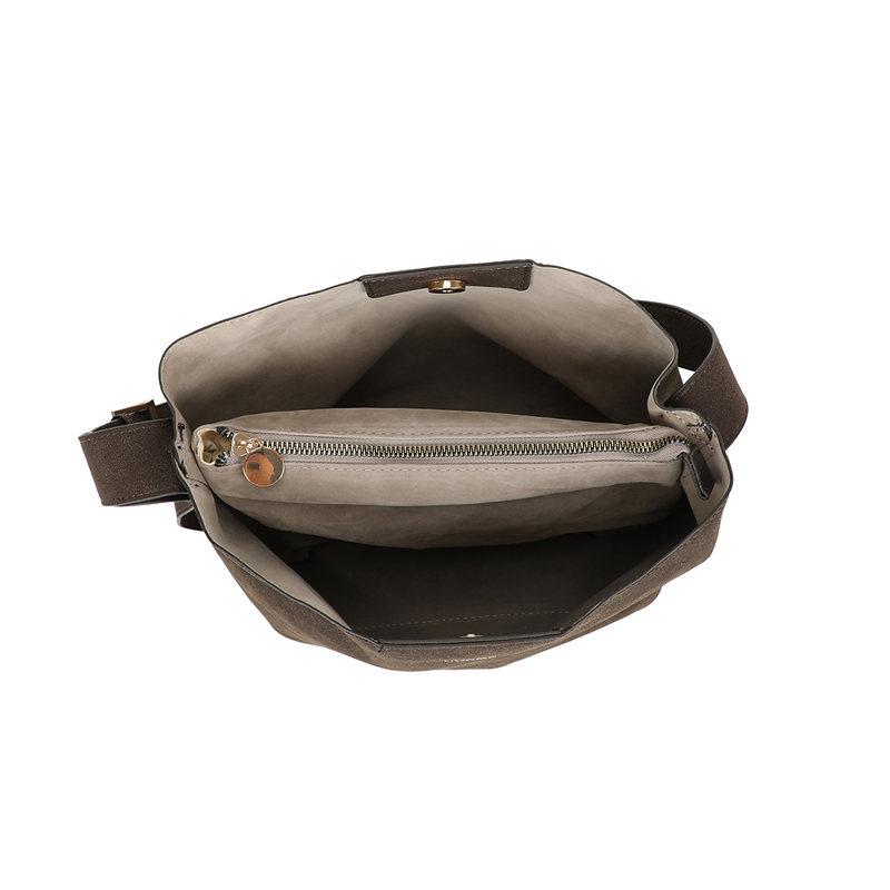 Conmé Skuldertaske Konny Suede Brun 5