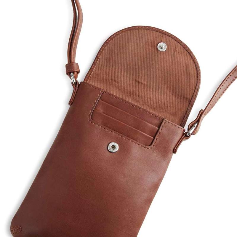 Aura Mobiltaske Glasgow Cognac 5