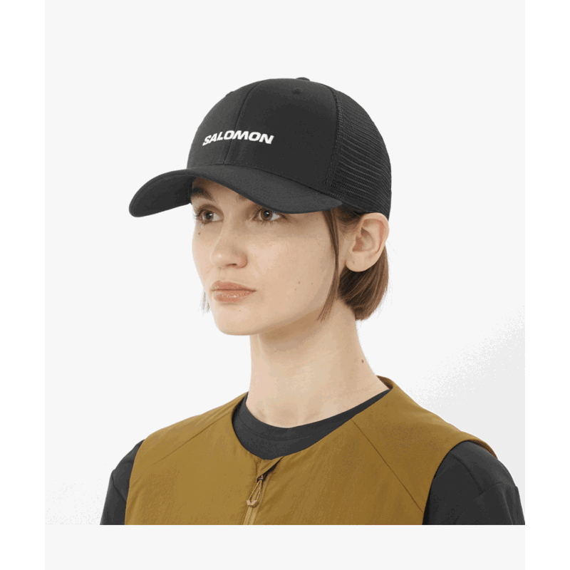 Salomon Keps Logo Trucker Svart Str S/M 4