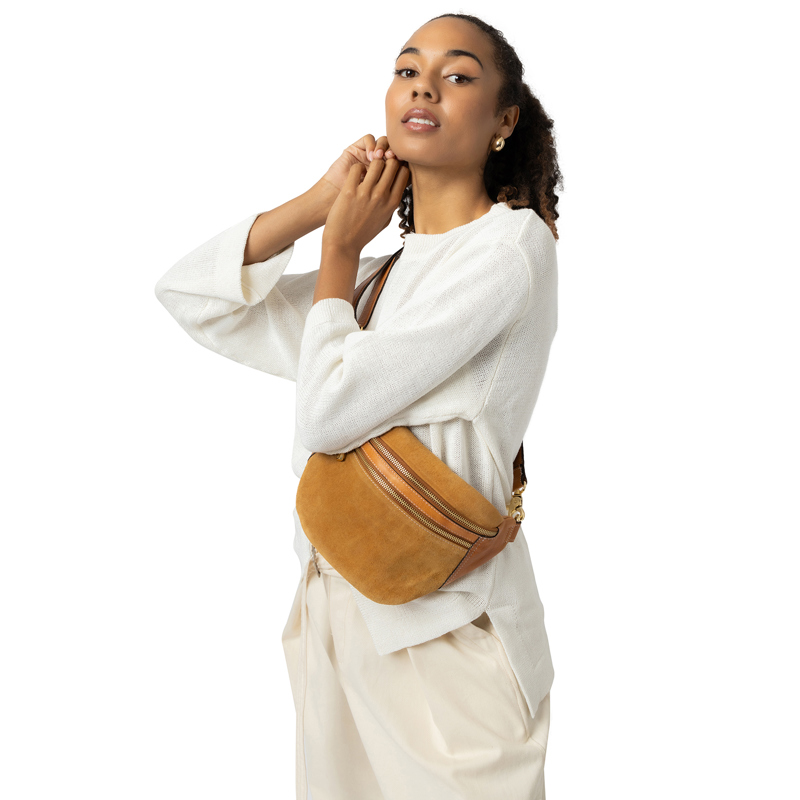 RE:DESIGNED Bæltetaske Lima Bumbag Cognac/brun 2