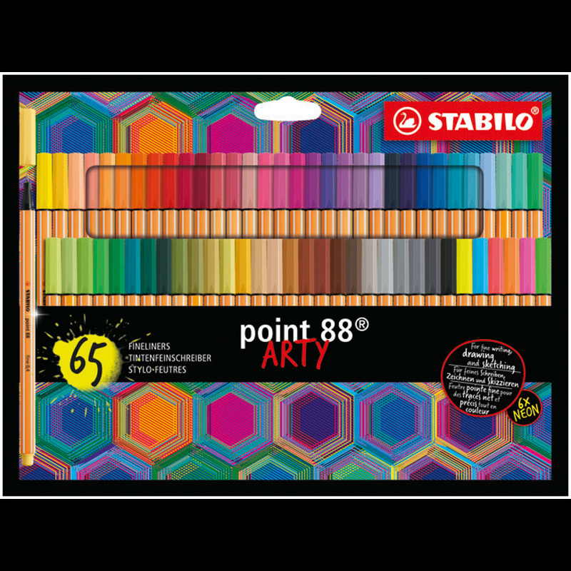 STABILO Fineliners 88 Arty 65 stk Multi