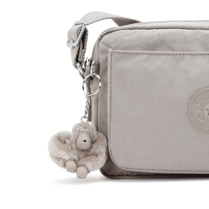 Kipling Crossbody Abanu M Lysegrå 6
