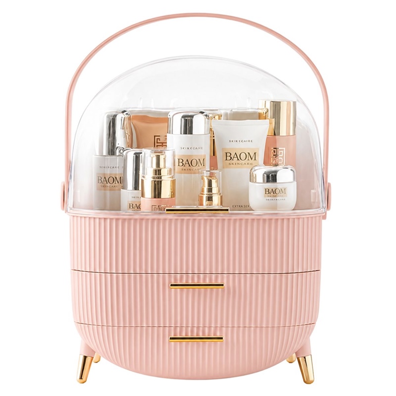 UNIQ Organizer makeup boks retro Lyserød 1