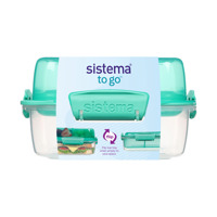 Sistema Madkasse Lunch Stack Square Grøn