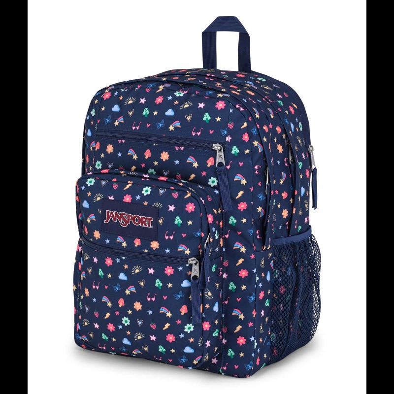 JanSport Rygsæk Big Student Sort m/mønster 15" 7