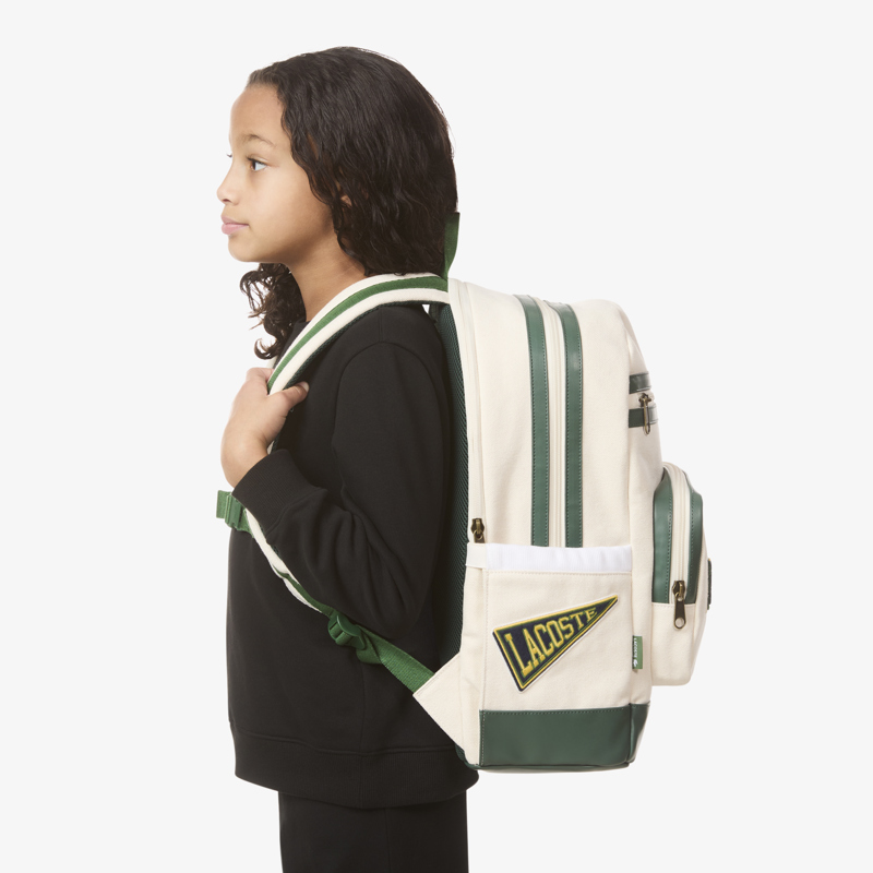 Lacoste Ryggsäck Varsity Vit/grön 8
