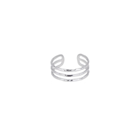 PITAYA Ring Silla Triple  Silver