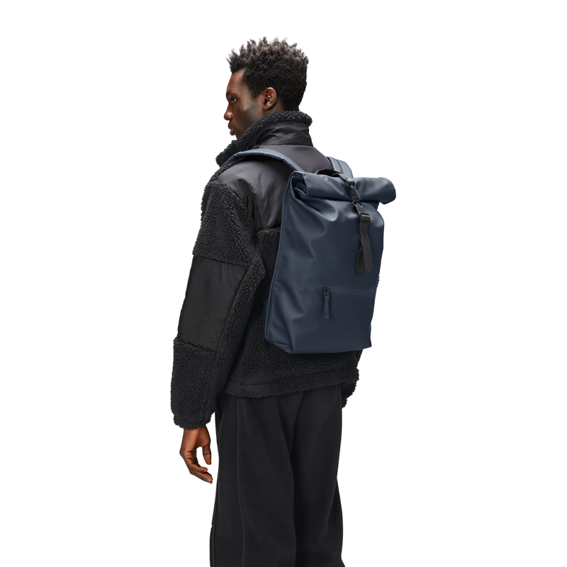 RAINS Rygsæk Rolltop Rucksack Navy 2