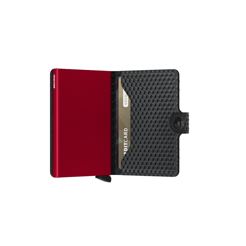Secrid Korthållare Mini Wallet Röd/Svart 4