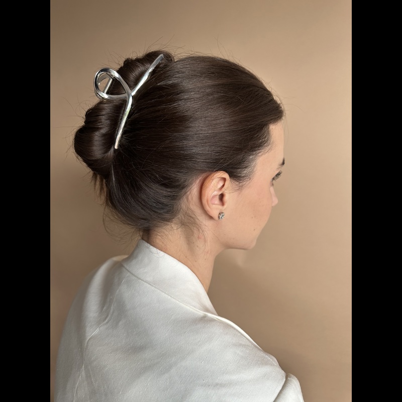 Conmé Hårklemme Laura Silver Sølv 3
