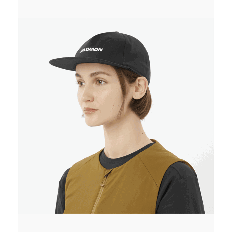 Salomon Kasket Logo Flat Sort Str L/XL 4
