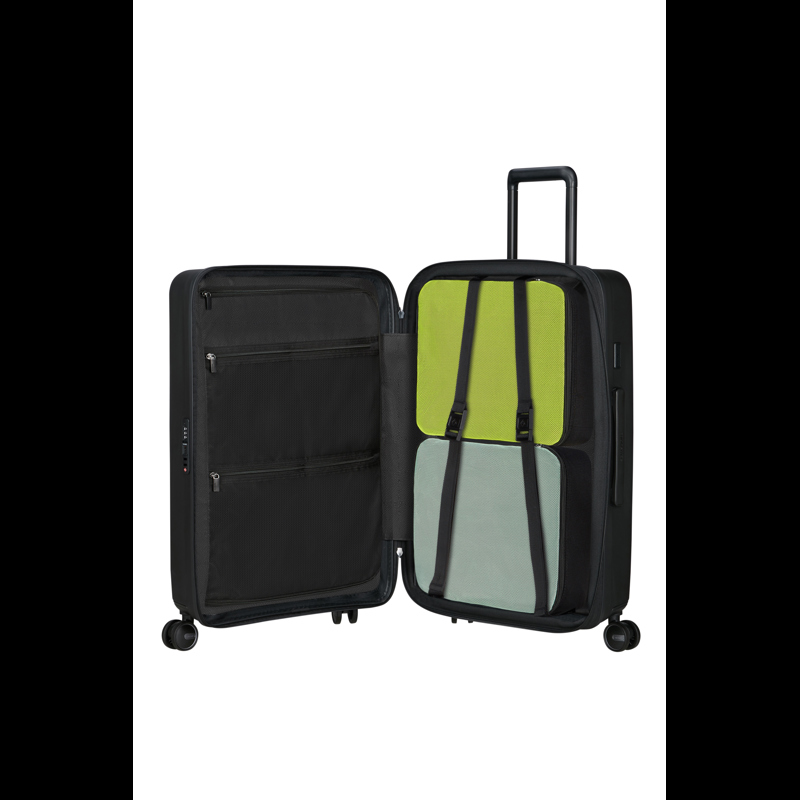 Samsonite Kuffert Restackd Sort 68 Cm 6